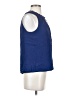 J.Crew 100% Polyester Blue Sleeveless Blouse Size 4 - photo 4
