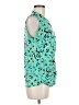 Liz Claiborne Teal Sleeveless Blouse Size M - photo 4