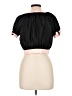Forever 21 Black Short Sleeve Blouse Size L - photo 2