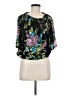 Grass Collection 100% Polyester Black 3/4 Sleeve Blouse Size M - photo 1