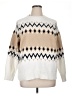 Ann Taylor Chevron-herringbone Ivory Pullover Sweater Size XL - photo 1