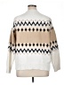 Ann Taylor Chevron-herringbone Ivory Pullover Sweater Size XL - photo 2