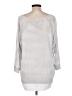 Joh 100% Rayon Silver 3/4 Sleeve Top Size L - photo 2