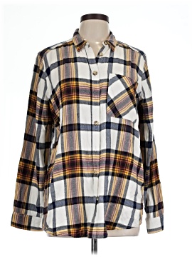 Express Long Sleeve Button-Down Shirt (view 1)