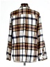 Express Plaid Yellow Long Sleeve Button-Down Shirt Size L - photo 2