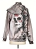 Unbranded 100% Polyester Silver Gray Sweatshirt Size S - photo 2