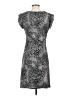Ann Taylor Animal Print Silver Cocktail Dress Size 2 - photo 2