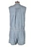 BCBGMAXAZRIA Solid Blue Romper Size L - photo 2