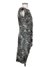 Ann Taylor Animal Print Silver Cocktail Dress Size 2 - photo 4