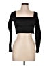 Zara Black Long Sleeve Top Size L - photo 1