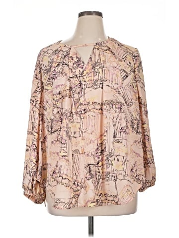 Melissa McCarthy Seven7 3/4 Sleeve Blouse (view 1)