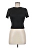 Love J Black Short Sleeve Turtleneck Size M - photo 1