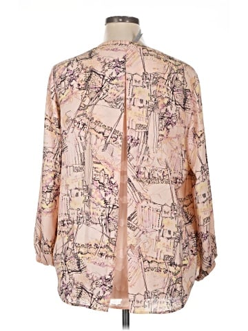 Melissa McCarthy Seven7 3/4 Sleeve Blouse (view 2)
