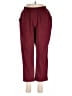 L.L.Bean Solid Burgundy Casual Pants Size M (petite) - photo 1