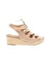 Chase & Chloe Tan Wedges Size 8 - photo 1