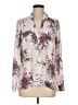 Candie's 100% Polyester Floral Ivory Long Sleeve Blouse Size M - photo 1