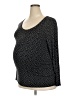a:glow Black Long Sleeve Top Size XXL Maternity - photo 1