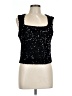 MNG 100% Polyester Black Sleeveless Blouse Size L - photo 1