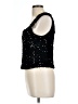 MNG 100% Polyester Black Sleeveless Blouse Size L - photo 5