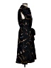 Apt. 9 100% Polyester Print Black Casual Dress Size S - photo 4