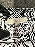 Ann Taylor LOFT 100% Polyester Print Black Silver Sleeveless Blouse Size L - photo 7