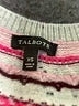 Talbots Print Ivory Gray Turtleneck Sweater Size XS - photo 7
