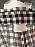 ABound 100% Viscose Checkered-gingham Black Shorts Size S - photo 3