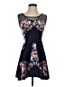 Delia's Floral Blue Cocktail Dress Size XS - photo 1