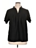 Assorted Brands 100% Polyester Black Short Sleeve Henley Size XL - photo 1