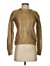 MICHAEL Michael Kors Metallic Gold Pullover Sweater Size P (petite) - photo 1