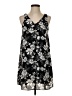 Pink Rose 100% Polyester Black Casual Dress Size S - photo 1