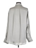 H&M 100% Polyester Solid Gray Long Sleeve Blouse Size S - photo 2