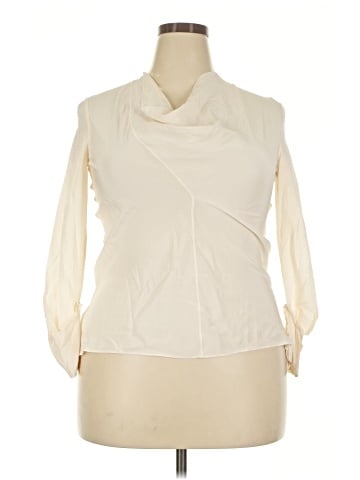 Chloé Long Sleeve Silk Top (view 1)