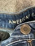 American Eagle Outfitters Solid Blue Jeans Size 8R - photo 7