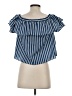 Everly Blue Sleeveless Blouse Size S - photo 2