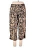 CAbi 100% Linen Paisley Gold Linen Pants Size S - photo 2