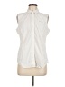 Eddie Bauer 100% Nylon Ivory Sleeveless Button-Down Shirt Size M - photo 1