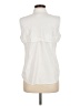 Eddie Bauer 100% Nylon Ivory Sleeveless Button-Down Shirt Size M - photo 2