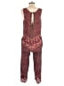 Free People Paisley Red Jumpsuit Size S - photo 2