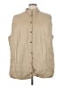 Avenue 100% Polyester Tan Vest Size 30 - 32 Plus - photo 1