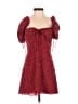 Réalisation 100% Silk Animal Print Red Cocktail Dress Size S - photo 1