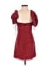 Réalisation 100% Silk Animal Print Red Cocktail Dress Size S - photo 2