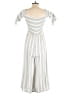Ali & Jay 100% Rayon Stripes Gray Jumpsuit Size S - photo 2