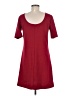 Gap Solid Burgundy Red Casual Dress Size 8 - photo 2