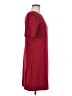 Gap Solid Burgundy Red Casual Dress Size 8 - photo 4