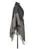 Accessory Street 100% Acrylic Gray Poncho Size S (estimated) - photo 4