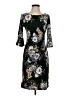 Connected Apparel Floral Black Cocktail Dress Size 4 (petite) - photo 1