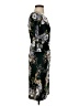 Connected Apparel Floral Black Cocktail Dress Size 4 (petite) - photo 4
