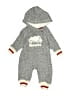 Roots Cabin Gray Long Sleeve Onesie Size 0-3 mo - photo 1