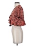 Raga Orange Short Sleeve Blouse Size S - photo 5